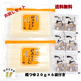 稲庭うどん 稲庭古来うどん チャック付き 400g×2袋 麺つゆ付き 秋田 名産品 日本三大うどん 伝統製法 手作り ふるさと納税 返礼品 中元 歳暮