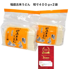 稲庭 うどん 短寸 400g ×2袋 切り落とし 秋田 国産 日本三大 うどん 名産品 ふるさと納税 返礼品 お土産 1，000円 ポッキリ 乾麺 ギフト 中元 歳暮 手作り