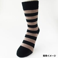 【レディース】2重編み裏地絹混ソックス5足セット