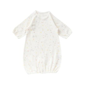 [クリーム デ ココ] おもちゃ 柄 低出生体重児 ツーウェイオール [股スナップ付け替え/2way] 新生児 赤ちゃん 綿100% 日本製 40-50cm