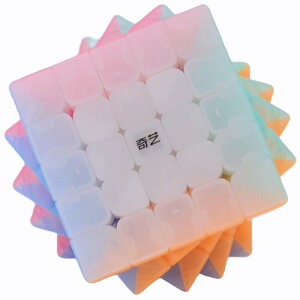 Bucubke QY �[���[�L���[�u 3x3 Warrior W �p�Y���X�e�b�J�[���XJelly �}�W�b�N�L���[�u 3x3x3 �p�X�e���L���[�u