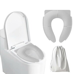 siawadeky 折り畳み補助便座 携帯便利 子供 幼児 便座 トイレトレーニング 収納ポーチ付き 落下防止 持ち運び便利 トイレ補助 便座シート おまる コンパクト 旅行 外出用 子どもトイレ