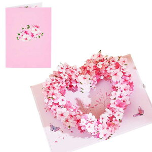 �ԕ� �O���[�e�B���O�J�[�h 3D ���� �n�[�g�^ �K�N �L�O���J�[�h �|�b�v�A�b�v�a�����J�[�h ��̓� �L�O�� �����j�� ���b�Z�[�W �h �M�t�g ���ӏ� �����t��