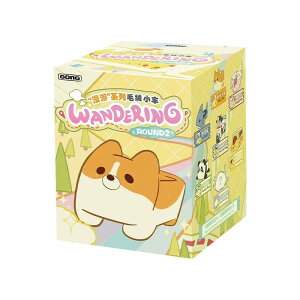 POP MART GONG Original Roamimg �V���[�Y Plush Toy Car Round 2 �y1�s�[�X�z �|�b�v�}�[�g �K�`���K�`�� �u���C���h �{�b�N�X �t�B�M���A �v�����f�� �v���~�A�� �������� PVC �\�t�r �I���W�i��