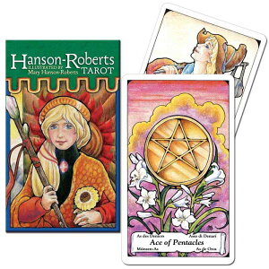 LANG(O) ^bgJ[h 78 C_[Łyn\Eo[c ^bg {t z^bg肢 Hanson-Roberts Tarot Deck [Ki]