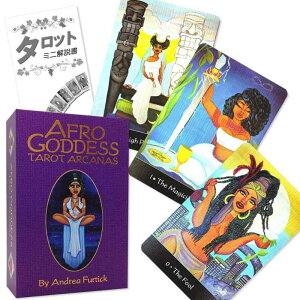 At SbfX ^bg AJi Afro Goddess Tarot Arcanas ^bg肢 {t Ki ^bgJ[h 78