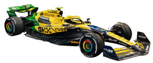 Bburago 1/43 }N[ F1 `[ MCL38 (2024) iRGPZiXyVdl No.4 L.mX (EBhE{bNX) i BUR38214NS