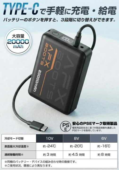 楽天市場】[LABEWVI] ペルチェベスト 【最大-24℃強冷感】5秒速攻冷却 