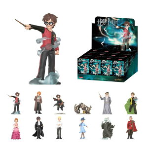 POPMART Harry Potter Series �|�b�v�}�[�g �K�`���K�`�� �u���C���h �{�b�N�X �t�B�M���A �v�����f�� �v���~�A�� �������� PVC �\�t�r �I���W�i�� �L�����N�^�[ �a���� �v���[���g