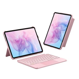 [超軽量/JIS日本語配列]Inateck iPad A16 第11世代 第10世代 キーボード付きケース iPad Air 7 M3 2025 iPad Air 第6/5/4世代 M2 2024 iPad Pro 11インチ 10.9インチ 横/縦置き 着脱式 タッチパッド搭載 技適認証