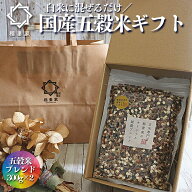 【10倍Pプレゼント！白米に混ぜて簡単】 五穀米 雑穀米 国産 グルテンフリー プレゼント ギフト 雑穀 白…