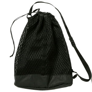 �y�X�m�[�s�[�N ���b�V���V�����_�[�o�b�O�z Snow Peak �X�m�[�s�[�N Double Face Mesh Shoulder Bag black SnowPeak-AC-25SU408