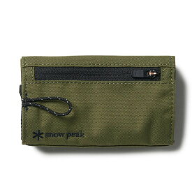 【送料込み価格】【スノーピーク ミニウォレット】 Snow Peak スノーピーク Everyday Use Smart Wallet olive SnowPeak-SB-26SU010