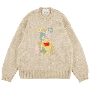 yamok xAubNR{jbgz amok AN BE@RBRICK KNIT white amok-252ME01