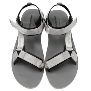 �y�A���h�����_�[ �i�C�����W���K�[�h�e�[�v�T���_���z and wander �A���h�����_�[ Ny JQ tape sandals gray andwander-5745978250