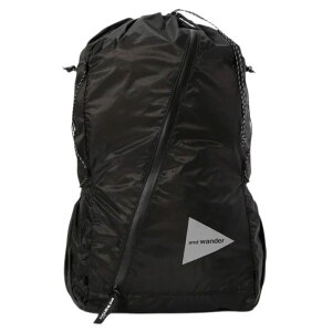 �y�A���h�����_�[ �V���o�b�N�p�b�N�z and wander �A���h�����_�[ sil daypack 2color black off white andwander-5745975211