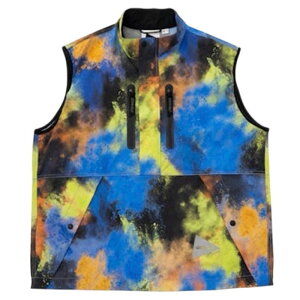 �y�A���h�����_�[ �O���~�`�R���{�x�X�g�z and wander �A���h�����_�[ x gramicci brushed nylon vest assort andwander-5746121523