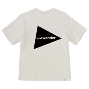 �y�������݉��i�z�y�A���h�����_�[ �r�b�O���ST�V���c�z and wander �A���h�����_�[ and wander big logo SS T white andwander-5746984076