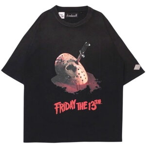�yel conductorH 13���̋��j���R���{T�V���c�z el conductorH �R���_�N�^�[ x FRIDAY THE 13TH VINTAGE EFFECT T SHIRT 01 black elconductorH-PD26MC01