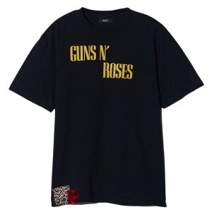 �y�O���� �K���Y�E�A���h�E���[�[�Y�R���{T�V���c�zglamb �O���� GUNS N' ROSES Cross T Shirt black glamb-GB0325-CS02