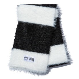 【グラム シャギーボーダーマフラー】glamb グラム Fuzzy Border Muffler white glamb-GB0323-AC02