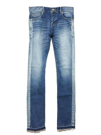 【NOVE デニムパンツ】ノーヴェ NOVE Sideline Tight Straight Denim indigo light nove-NV-002D-NPC-D027