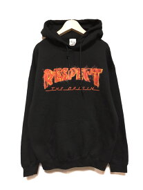 【SALE セール】【送料込み価格】【SLANTED ファイヤーパターンパーカー】SLANTED スランテッド / RESPECT THE ORIGIN HOODIE (BLACK) [SLANTED-SLD180211]