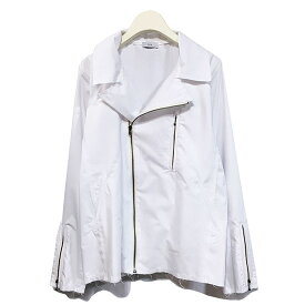 【SALE セール】 【ラス シャツジャケット】 l.o.s ラス Layered fabric double riders shirt white los-JKT21ST01