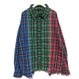 【スーパーセール SALE】 【ラス チェックシャツ】 l.o.s ラス Docking Check Shirts A assort los-SH21AF02