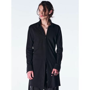 �y�L�����E�L�����E �X�^���h�J���[�W�b�v�V���c�zkiryuyrik �L�����E�L�����E Mockroady Stand Collar Zip Shirt black kiryuyrik-KW-HB18-301
