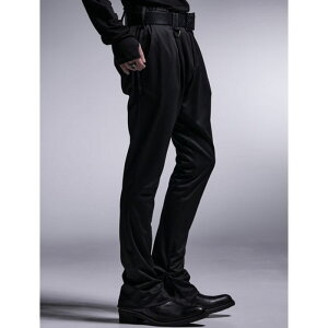 yLELE J[W[W[XXbNXzkiryuyrik LELE Kersey Jersey 1Tuck Slim Slacks black kiryuyrik-KU-HP64-906