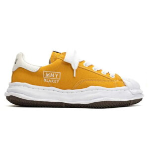 �y�~�n�����X�q�� �X�j�[�J�[�zMaison MIHARAYASUHIRO �~�n�����X�q�� BLAKEY OG Sole Canvas Lowtop Sneaker yellow MIHARAYASUHIRO-A08FW735