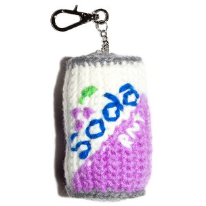 �y���C�X�i�C���e�� �n���h�j�b�g�\�[�_�ʃL�[�����O�zRICE NINE TEN ���C�X�i�C���e�� HAND KNITTING SODA CAN KEY RING fan g RICENINETEN-HKN-CANKR
