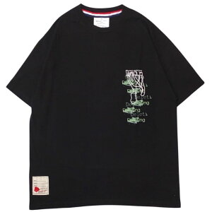 �y�Z���V�O x ���C�� �R���{T�V���c�zSEVESKIG �Z���V�O SEV vs lain S/SL TEE ver Q-TA black SEVESKIG-CT-SV-NRA-1013