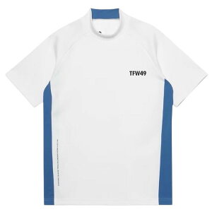 �yTFW49 �T�C�h�p�l�����b�N�l�b�NT�V���c�zTFW49 SIDE PANEL SHORT SLEEVE MOCKNECK white TFW49-T102610010