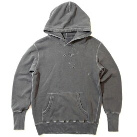 【TMT ショットガンダメージパーカー】TMT SHOT GUN DAMAGE HOODIE gray TMT-TSWF2306