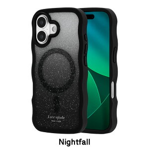 �y���K�㗝�X�z �P�C�g�X�y�[�h iPhone Air iPhone17 17Pro 17ProMax �X�}�z�P�[�X Kate Spade Wavy MagSafe Case �J�o�[ �u�����h �v�� �v���}�b�N�X �ϏՌ� �A�C�t�H�� ������� ���� �u���b�N �s���N ����