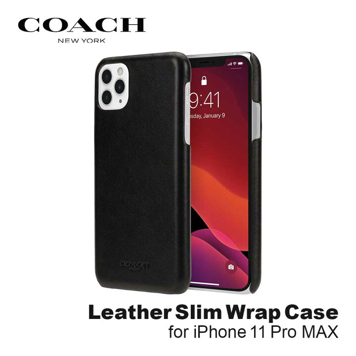 楽天市場 正規代理店 コーチ Iphone11 Pro Max スマホケース レザー Coach Leather Slim Wrap Case Iphone Iphoneケース アイフォン ブランド スマホ ケース スマートフォン 革 スリム 薄型 お洒落 おしゃれ 女性 彼女 Incipio公式楽天市場店