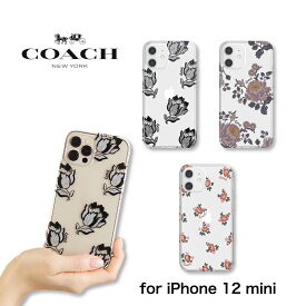【正規代理店】 コーチ iPhone12 mini スマホケース 軽量 耐衝撃性 COACH Protective Case iPhone iPhoneケース アイフォン ブランド スマホ ケース スマートフォン スリム 薄型 お洒落 おしゃれ 女性 彼女