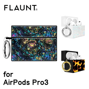 �y���K�㗝�X�z AirPods ��3���� �P�[�X FLAUNT �t�����g �u�����h AirPods Pro 3 �G�A�|�b�c ���C�����X�[�d ������� �ی� ���� �ޏ� Square Case for AirPods Pro 3