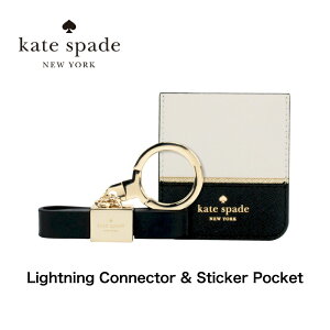 kate spade new york PCgXy[h Lightning Connector & Sticker Pocket L[z_[^ CgjORlN^[ |PbgZbg