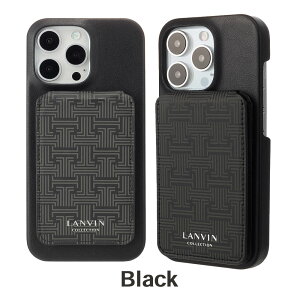�����o�� �R���N�V���� iPhone16 16Plus 16Pro 16ProMax �P�[�X LANVIN COLLECTION - Wrap Case with MagSafe Card Wallet for iPhone�X�}�z�P�[�X �J�o�[ �u�����h