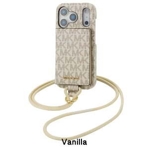 MICHAEL KORS Wrap Case Magsafe Card Wallet with Strap for iPhone 17Pro 17Pro Max �X�}�z�P�[�X �u�����h �J�o�[ iPhone �A�C�t�H�� ��l ���� ���f�B�[�X