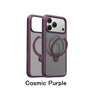 Torras Ostand Q3 Spin Case for iPhone18 / 17 Pro ProMax �X�}�z�P�[�X �J�o�[ ��]�X�^���h ��i �㎿ ������ �N���A �r�W�l�X �X�^�C���b�V�� �ϏՌ� �ی� ���C�����X Magsafe�[�d�Ή�