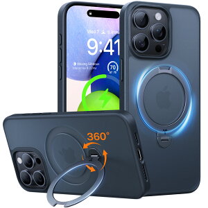 yKXtBz TORRAS UPRO Ostand Spin Case iPhone 15 15pro 15promax P[X  ϏՌ ی ʕیKX tی ČRMILKi OX^h