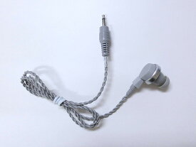 イヤホン ビクター WT-UM8 WD-UM15 WD-UM100 TR60 TR77用 TB-eye WFDI-TC2 CM11用 TOA WF-101用　Buddycom MKI-E2(汎用品) インカムイヤホン　グレー/黒 （新タイプ）