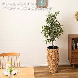 プランター ウォーターヒヤシンス 鉢 インテリア アジアン 観葉植物 入れ カバー 雑貨 ブラウン 室内 植木鉢 茶色 おしゃれ シンプル ポット ナチュラル 編み 収納 円型 鉢植え 植木 植物 グリーン 花台 円形 リゾート かご 園芸 北欧 オフィス キッチン カフェ 完成品