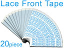 (かつら用テープ)LFSテープ（20枚入り・Lace Front Support Tape・エルエフエス）シリコンの抜群の安定感 ランキングお取り寄せ