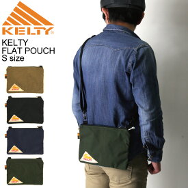 ★期間限定・ポイント15倍商品★【送料無料】KELTY(ケルティ) ヴィンテージ ライン フラットポーチ Sサイズ ショルダーバッグ サコッシュバッグ