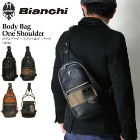 ★期間限定・ポイント10倍商品★【送料無料】Bianchi(ビアンキ) ボディバッグ ワンショルダー ショルダーバッグ フェイクレザー メンズ レディース